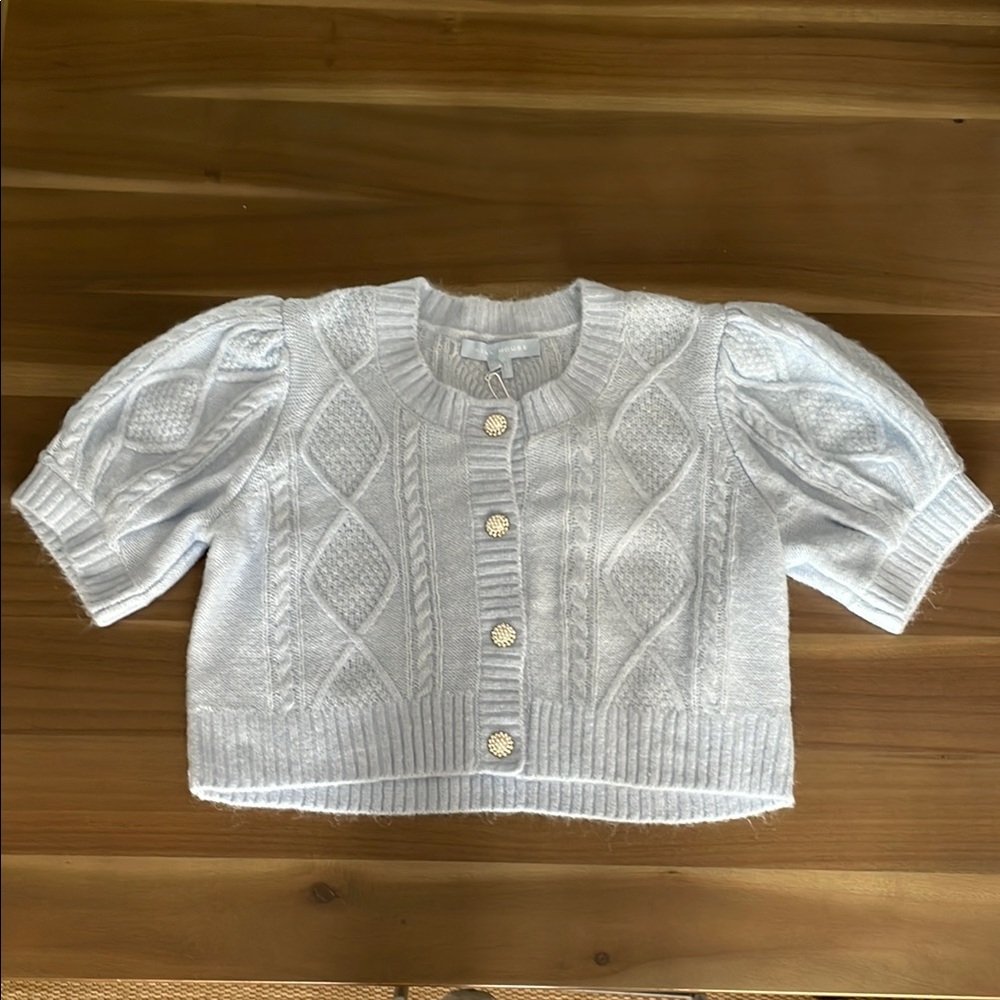Hill House The Ollie Sweater NWT Powder Blue